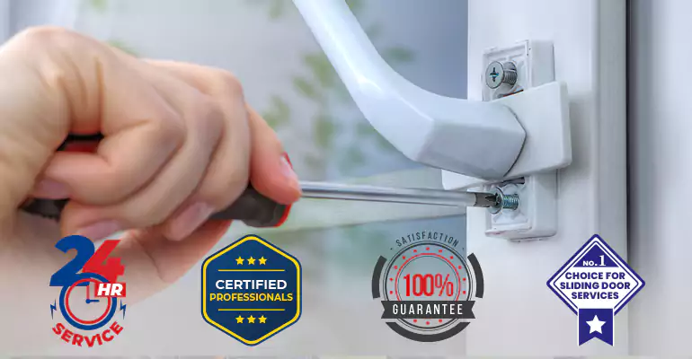 Broken Patio Door Handle Repair in West Palm Beach